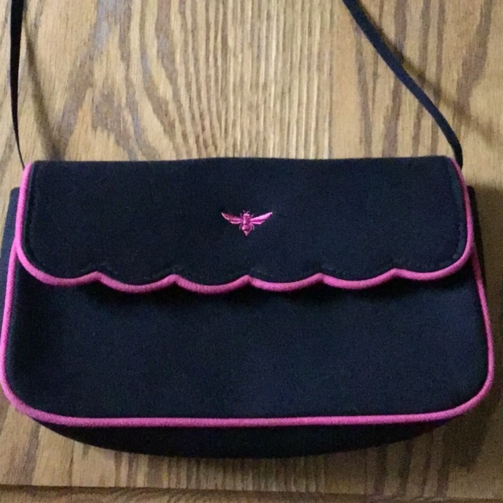 Buzz by Jane Fox Black and Pink Purse READ**